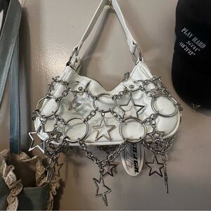 White Poster Girl purse